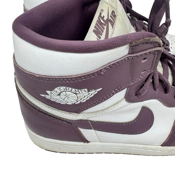 Nike Air Jordan 1 Retro High OG Mauve/White Shoes Men\'s Size 12 main image 5